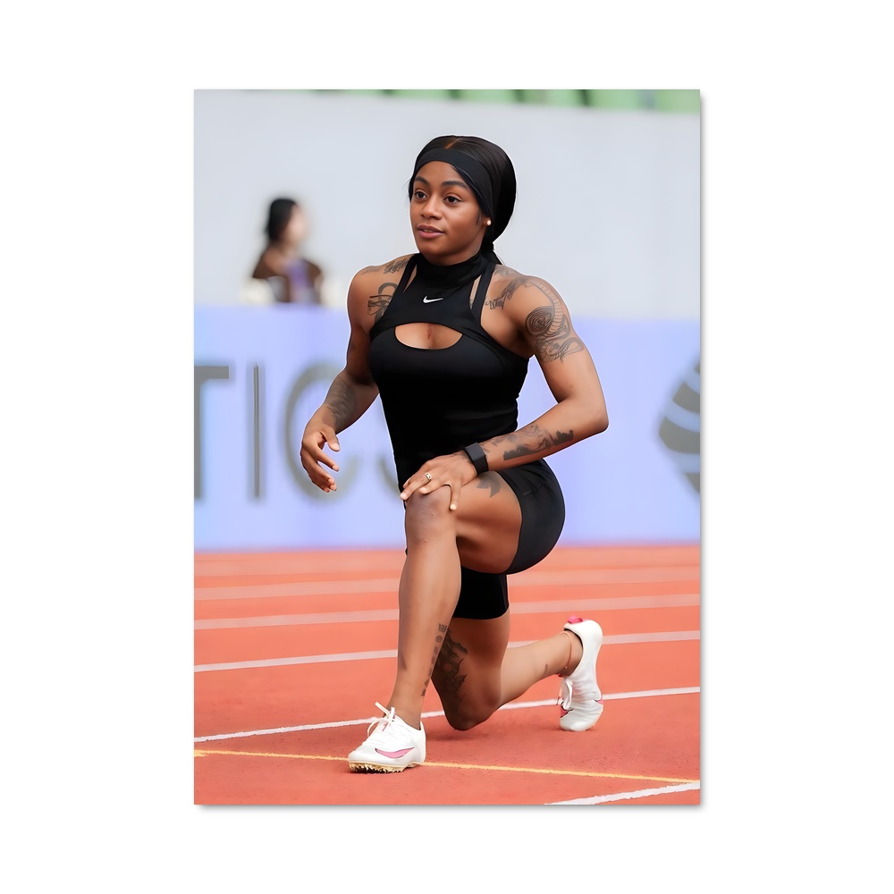 Poster Sha'carri Richardson Incarnée